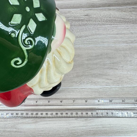 Home Essentials Christmas Gnome Cookie Jar Ceramic Holiday Decor - Picture 11 of 11